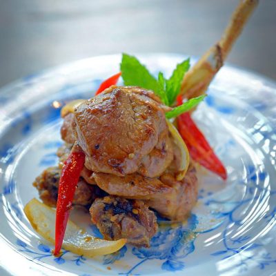 Two Way Cooked Lamb Chop in Hanoi style